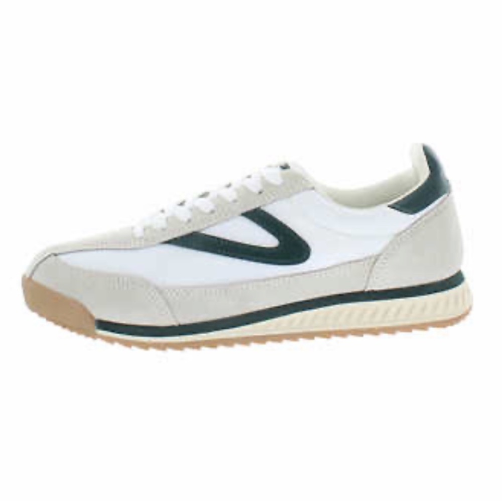 NIB Tretorn Rawlins Sneaker, Green & White - Picture 4 of 7